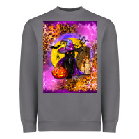 Storm witchy cat Heavyweight Sweatshirt - BundleAndBundleShop