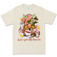 Bone just a girl who loves tea gnome Premium Tee - BarkalooDesign