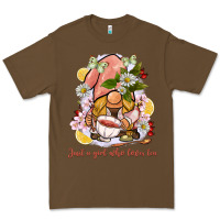 Cacao just a girl who loves tea gnome Premium Tee - BarkalooDesign