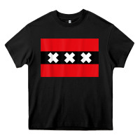 Black amsterdam flag souvenir heritage travel gift t shirt Heavy Core Tee - minhPixels