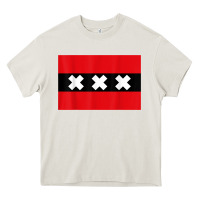 Cream amsterdam flag souvenir heritage travel gift t shirt Heavy Core Tee - minhPixels