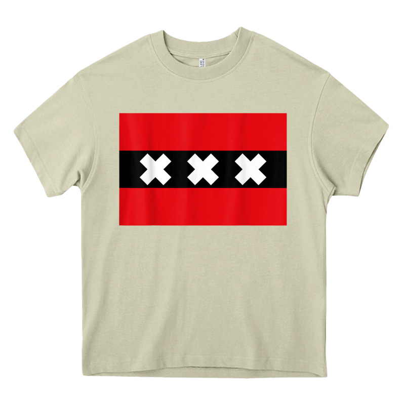 Amsterdam Flag Souvenir Heritage Travel Gift T Shirt Heavy Core Tee by minhPixels | Teevron