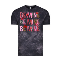 Cloud Black Be mine be mine be mine Valentine's Day Vintage Tee - HowdyJamesFarm