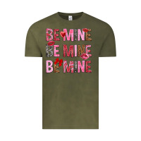 Vintage Olive Be mine be mine be mine Valentine's Day Vintage Tee - HowdyJamesFarm