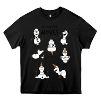 Black Frozen 2 Olaf My Signature Moves Heavy Core Tee - minhPixels