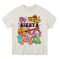 Cream no siesta let's fiesta Heavy Core Tee - LillyAllenDesigns