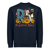Navy rn registered nurse Heavyweight Sweatshirt - FaDigitalArtStudio