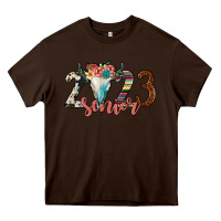 Chocolate Brown 2023 senior bull skull Heavy Core Tee - JahusDesignShop