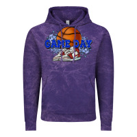 Cloud Purple game day basketball Vintage Hoodie - HowdyJamesFarm