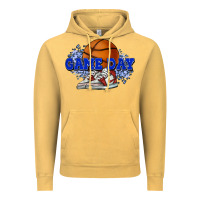 Vintage Mustard game day basketball Vintage Hoodie - HowdyJamesFarm
