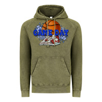 Vintage Olive game day basketball Vintage Hoodie - HowdyJamesFarm