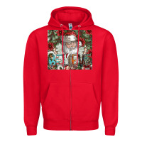 Red Believe Zipper Hoodie - CowhideDigitalArt