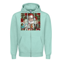 Seafoam Believe Zipper Hoodie - CowhideDigitalArt