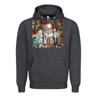 Smoke Believe Zipper Hoodie - CowhideDigitalArt