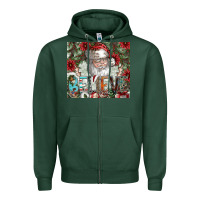 Sports Green Believe Zipper Hoodie - CowhideDigitalArt