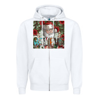 White Believe Zipper Hoodie - CowhideDigitalArt