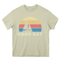 Mossy Coos Bay Or Vintage Sailboat 70S Throwback Sunset Heavy Core Tee - minhPixels