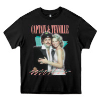 Black Captain Tennille Retro Fan Art Design gift Heavy Core Tee - minhPixels