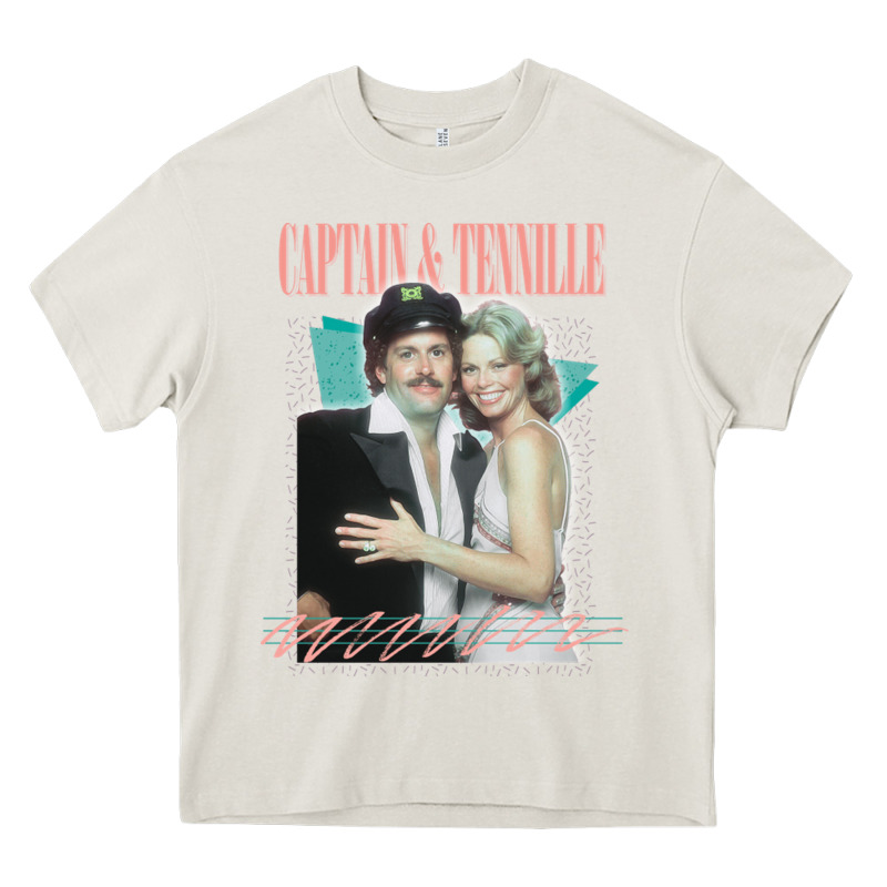 Captain Tennille Retro Fan Art Design Gift Heavy Core Tee by minhPixels | Teevron