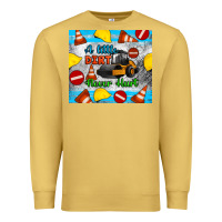 Antique Gold a little dirt never hurt steam roller tumbler Premium Sweatshirt - Artiststas