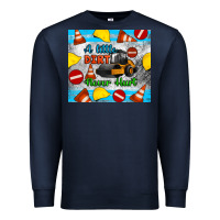 Navy a little dirt never hurt steam roller tumbler Premium Sweatshirt - Artiststas
