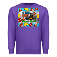 Purple a little dirt never hurt steam roller tumbler Premium Sweatshirt - Artiststas