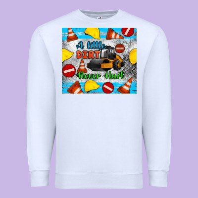 A Little Dirt Never Hurt Steam Roller Tumbler Premium Sweatshirt Designed By Artiststas