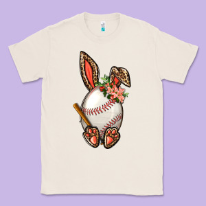Baseball Easter Bunny Classic Tee Designed By Nancycooperartshop