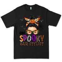 Black one spooky hair stylist Premium Tee - BarkalooDesign