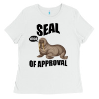 White Seal nice Of Approval Ladies Tee - Bettercallsaul
