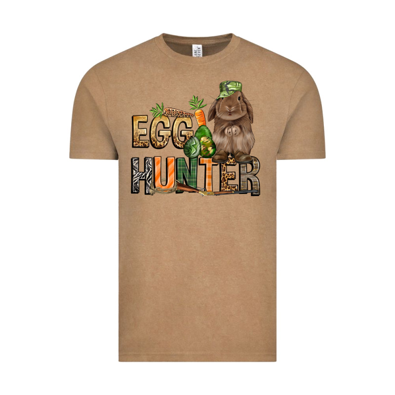 Egg Hunter With Rabbit Easter Day Vintage Tee by HowdyJamesFarm | Teevron