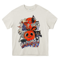 Cream Lil Boo Halloween Horror Nights Every Is October 31St Heavy Core Tee - minhPixels