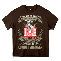 Chocolate Brown combat engineer  , it can not be inherited or purchase Heavy Core Tee - minhPixels