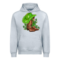 Heather Grey green  cowgirl and roses Urban Hoodie - AdoDesignShop