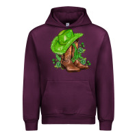Mauve Wine green  cowgirl and roses Urban Hoodie - AdoDesignShop