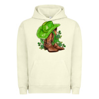 Pigment Pistachio green  cowgirl and roses Urban Hoodie - AdoDesignShop