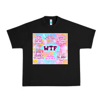 Black sarcastic wtf Urban Heavy Tee - TumblerDesignByShophia