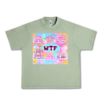 Oil Green sarcastic wtf Urban Heavy Tee - TumblerDesignByShophia
