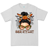 Dove Grey Hair stylist messy bun Premium Tee - BarkalooDesign