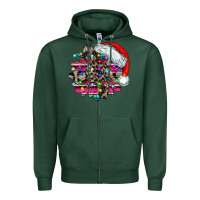 Sports Green serape and leopard christmas Zipper Hoodie - CowhideDigitalArt
