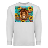 Dove Grey western lion tumbler Premium Sweatshirt - Artiststas