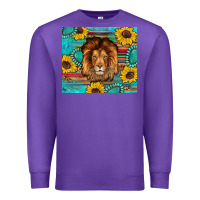 Purple western lion tumbler Premium Sweatshirt - Artiststas