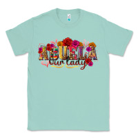 Seafoam Abuela Our Lady Classic Tee - texasbilliewilder