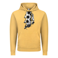 Vintage Mustard Lightning bolt Soccer Vintage Hoodie - HowdyJamesFarm