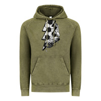 Vintage Olive Lightning bolt Soccer Vintage Hoodie - HowdyJamesFarm