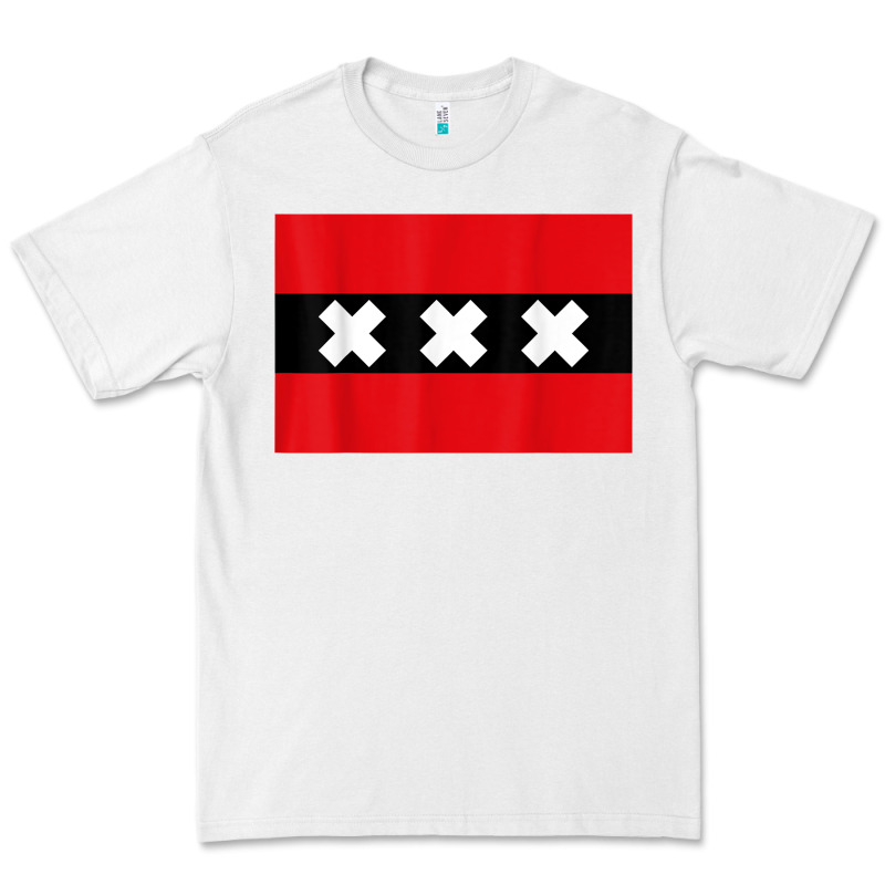 Amsterdam Flag Souvenir Heritage Travel Gift T Shirt Premium Tee by minhPixels | Teevron