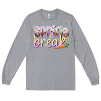 Heather Grey Spring break Easter Day Long Sleeve Tee - HowdyJamesFarm