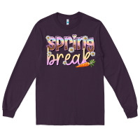 Plum Spring break Easter Day Long Sleeve Tee - HowdyJamesFarm