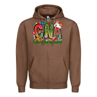 Chestnut Christmas CNA Zipper Hoodie - CowhideDigitalArt