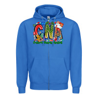 True Royal Christmas CNA Zipper Hoodie - CowhideDigitalArt